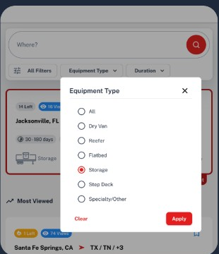 Storage marketplace step 1